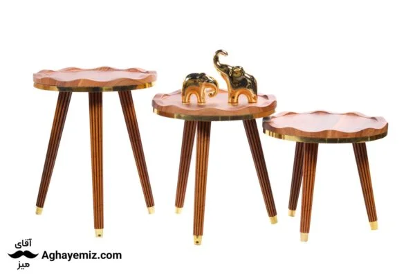 CoffeTable Luxury aghayemiz 3 جلو مبلی و عسلی لاکچری مدل ja06