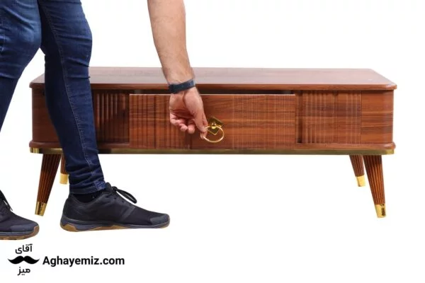 CoffeTable Luxury aghayemiz 4 جلو مبلی تک لاکچری مدل j06