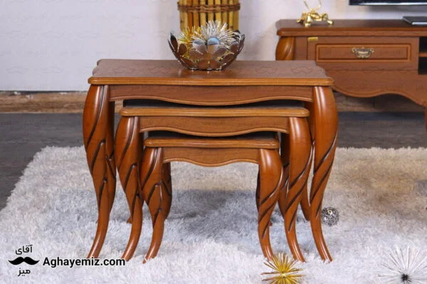 CoffeTable Tanabi aghayemiz 7 عسلی تک طنابی مدل A29