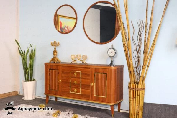 SideBoard Luxury aghayemiz 7 آینه کنسول مدل لاکچری k06