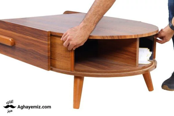 CoffeTable Akardeoni aghayemiz 9 1 جلو مبلی تک آکاردیونی مدل j15