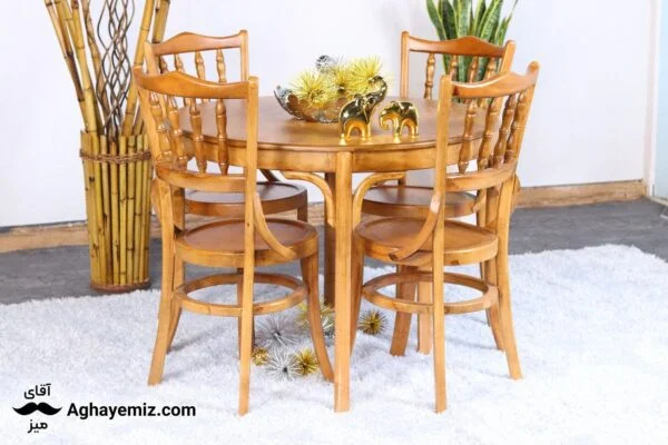 Dining Wood Aghayemiz 10 میز ناهارخوری وود (Wood) مدل D05